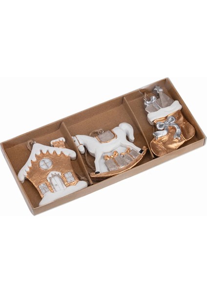 Yılbaşı Temalı Ağaç Süsü 3'lü fiyatları