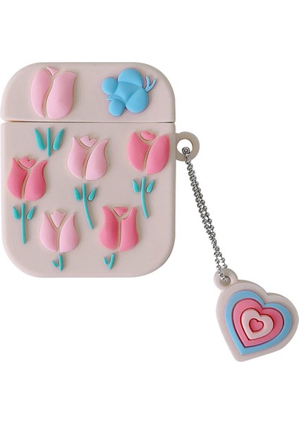 Air-Podss 1. Nesil / 2. Nesil Kılıf Figürlü Silikon Crtn-Fgr-Cck-Bj