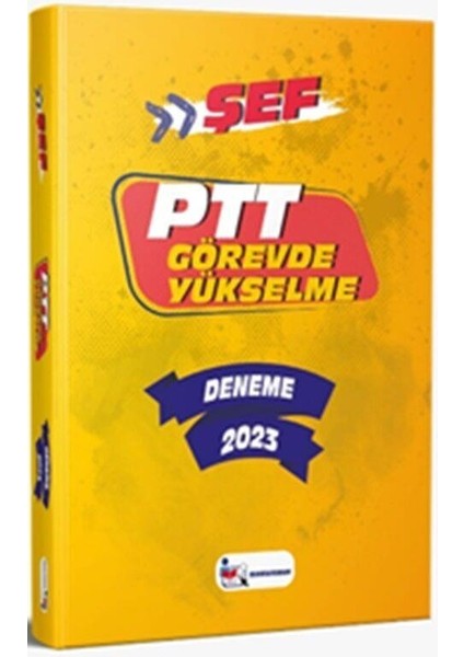 2023 GYS Ptt Şef Deneme Memur Sınav