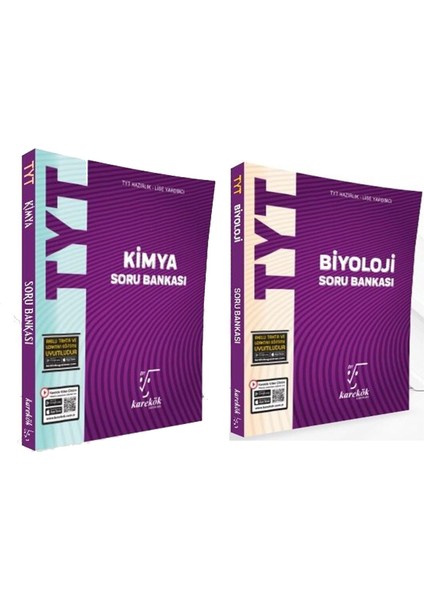 TYT Kimya ve Biyoloji Soru Bankası Seti 2 Kitap