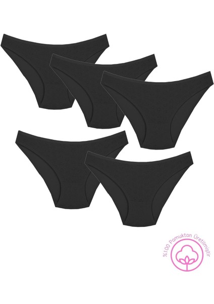 1501 Kalpli Pamuklu 5'li Kadın Bikini Külot Paketi 1501-V2 fiyatları