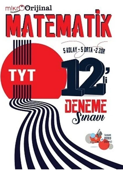 TYT Matematik 12 Li Deneme Sınavı Orijinal Mikro