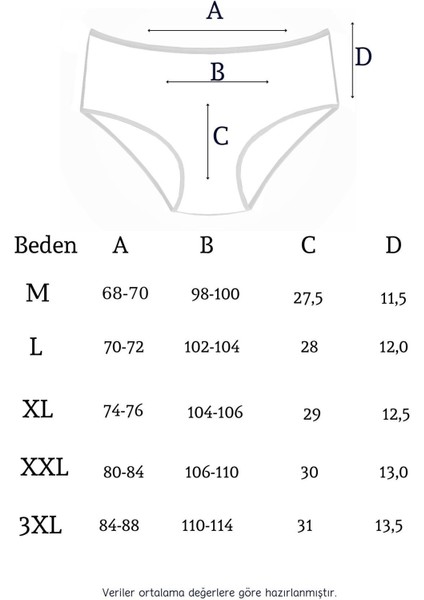 1007 Kadın Mix 5'lı Günlük Bato Külot V16 modelleri