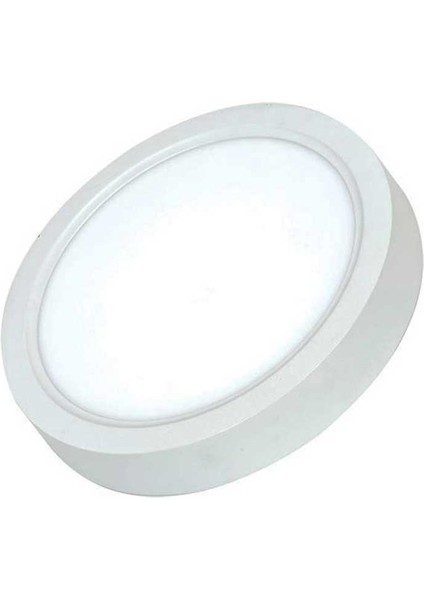 18W 3000K Günışığı Işık Sıva Üstü Yuvarlak LED Panel Hs 1038
