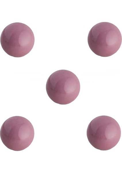 5 Adet Tomurcuk Porselen Top Düğme Pembe Çocuk Odası Kulp