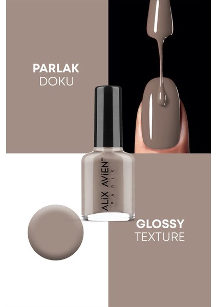 Nude Kahve Oje 88 - Yüksek Pigmentli Uzun Süreli Kalıcılık Hızlı Kuruma - Nail Lacquer 88