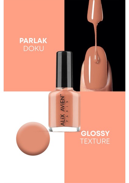 Nude Oje 47 - Yüksek Pigmentli Uzun Süreli Kalıcılık Hızlı Kuruma - Nail Lacquer 47