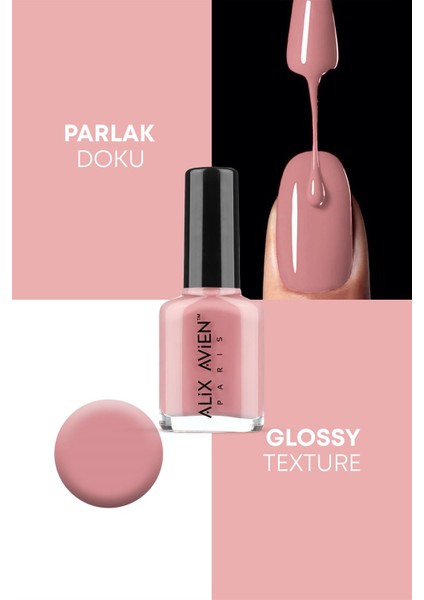 Nude Pembe Oje 81 - Yüksek Pigmentli Uzun Süreli Kalıcılık Hızlı Kuruma - Nail Lacquer 81