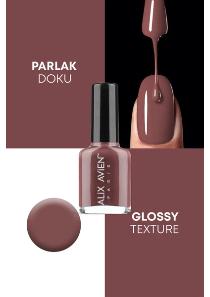 Alix Avien Oje 100 - Yüksek Pigmentli Uzun Süreli Kalıcılık Hızlı Kuruma - Nail Lacquer 100