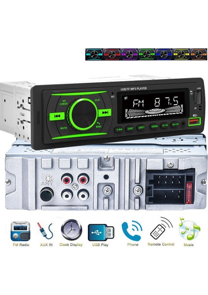 Multifunction 920S 2025 Özel Seri 2xusb 7 Renk Oto Teyp Bluetooth Sd Aux