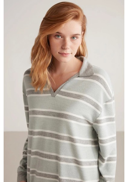 Uzun Kol Yumuşak Dokulu Kadın Pijama Takım 2426 modelleri