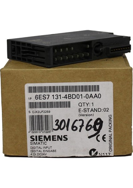 6ES7131-4BD01-0AA0 ET200S, El-Mod., 4dı St., Dc 24