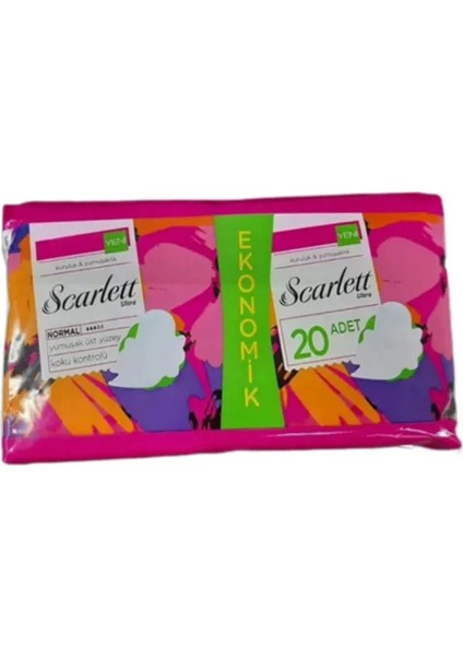 Hijyenik Ped Ultra Normal Ekonomik 20 Li 4 Paket