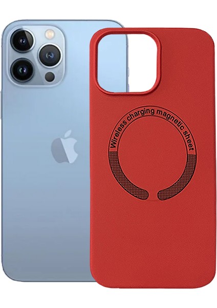 Apple iPhone 13 Pro Max Magsafe Özellikli Lansman Silikon Kılıf