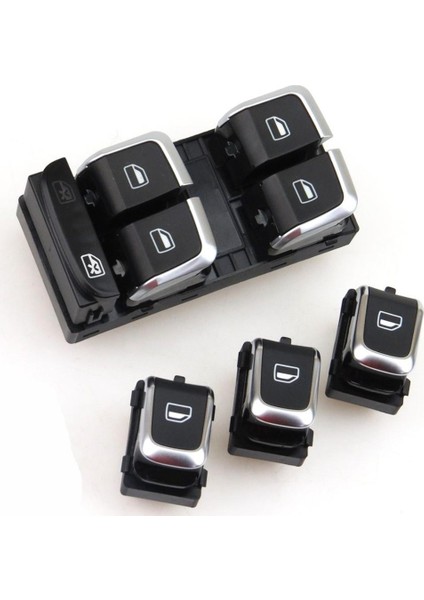 Audi A4 B8 Cam Düğmesi Anahtarı Seti 2008--2012
