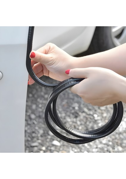Renault Fluence Oto Araç Kapı Koruma Fitili 5metre Parlak Siyah Renk