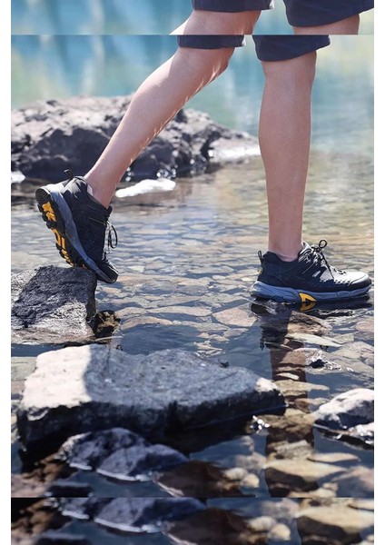 Flake 3pr Siyah-Sarı Erkek Outdoor Ayakkabısı