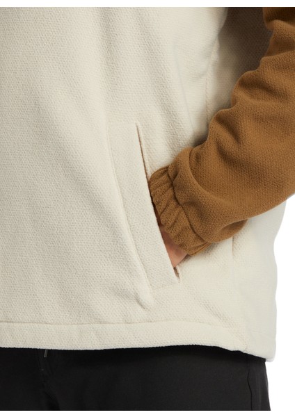 Kahve Erkek Kapüşon Yaka Polar Sweatshırt ABYFT00317 Boundary Pullover fırsatları