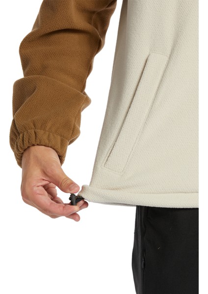 Kahve Erkek Kapüşon Yaka Polar Sweatshırt ABYFT00317 Boundary Pullover indirimleri