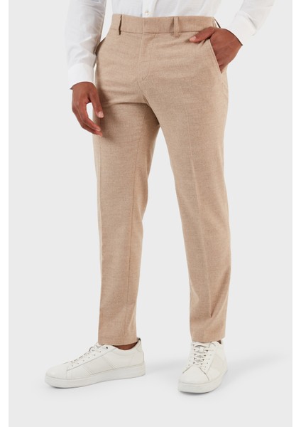 Yün ve Streç Karışımlı Slim Fit Pantolon Erkek Pantolon 50503253 131