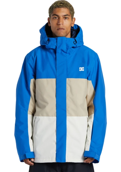 Dc Mavi Erkek Kapüşon Yaka Uzun Kayak Montu ADYTJ03063_DEFY Jacket