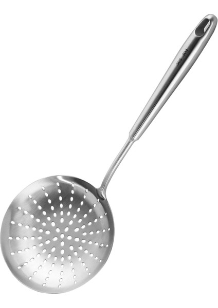 Patates Cipsi Için Skimmer Oluklu Kaşık Paslanmaz Çelik Makarna Süzgeç Kaşık (Yurt Dışından)