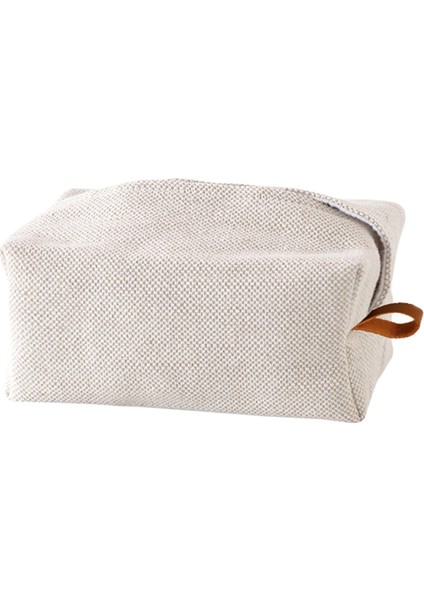 Oda Tezgahı Beyaz Için Keten Mendil Tutucu Bez Mendil Kılıfı (Yurt Dışından)