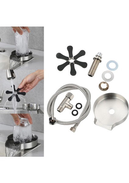 Dıy Lavabo I Aksesuarları 8 cm Adaptü 1/2 Inç, Sütü (Yurt Dışından)