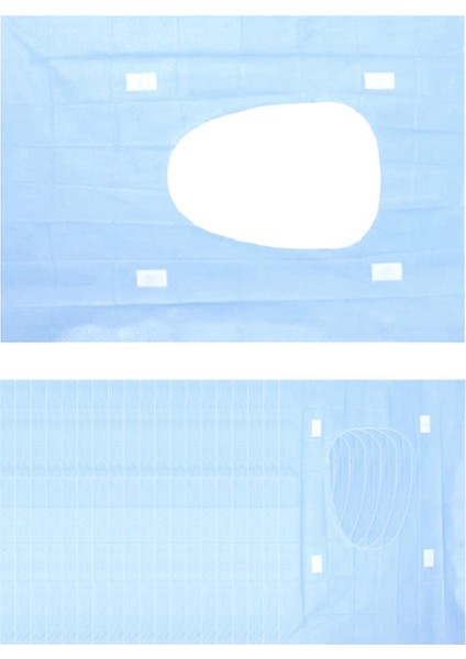 Istasyonlar Için 20 Tek Kullanımlık Klozet Ğı Kaymaz Yapıştırıcıömlekleri Mavi (Yurt Dışından)