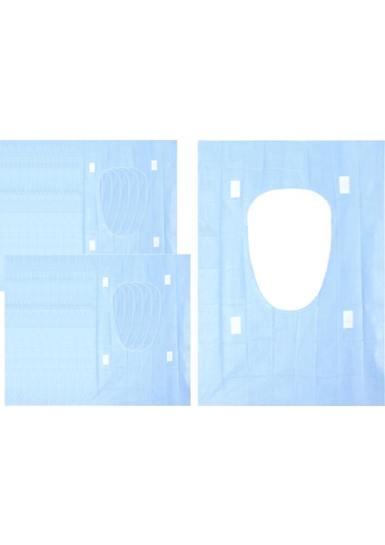 Istasyonlar Için 20 Tek Kullanımlık Klozet Ğı Kaymaz Yapıştırıcıömlekleri Mavi (Yurt Dışından) modelleri