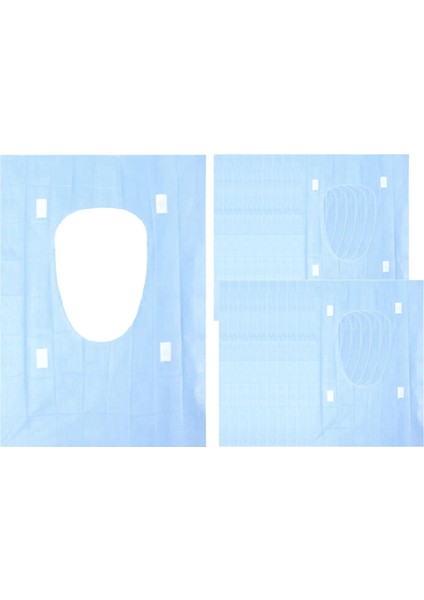 Istasyonlar Için 20 Tek Kullanımlık Klozet Ğı Kaymaz Yapıştırıcıömlekleri Mavi (Yurt Dışından) fırsatları