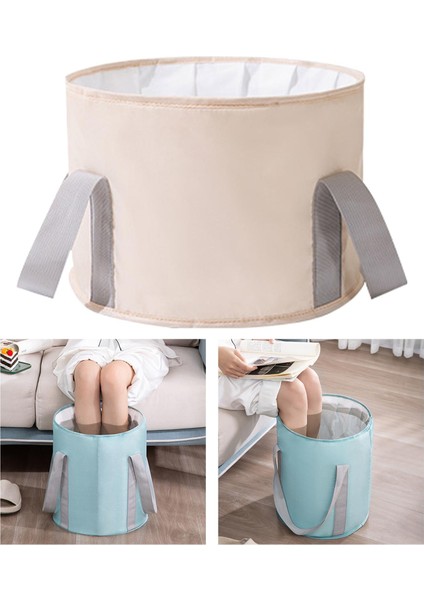 Katlanabilir Ayak Küvet Çamaşır Sepeti Ayak Banyosu Lavabo Kamp Araba Açık Bej Için (Yurt Dışından) modelleri