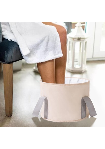 Katlanabilir Ayak Küvet Çamaşır Sepeti Ayak Banyosu Lavabo Kamp Araba Açık Bej Için (Yurt Dışından) indirimleri
