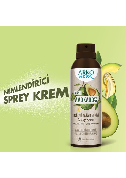 Nem Değerli Yağlar Avokado Sprey Krem 3X150ML