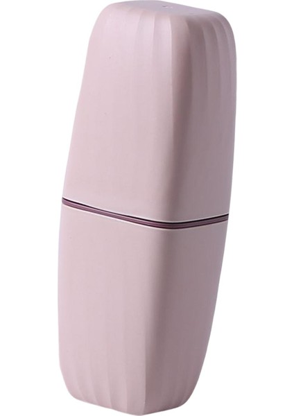 Seyahat Diş Fırçası Tutucu Diş Fırçası Konteyner Vaka Gezi Otel Kamp Için Pembe (Yurt Dışından)