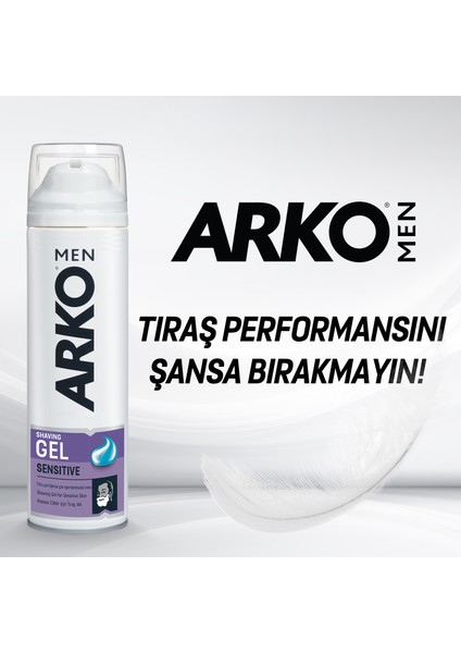 Men Sensitive Erkek Tıraş Jeli 4x200ml