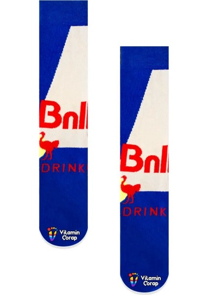 Redbull Renkli Çorap