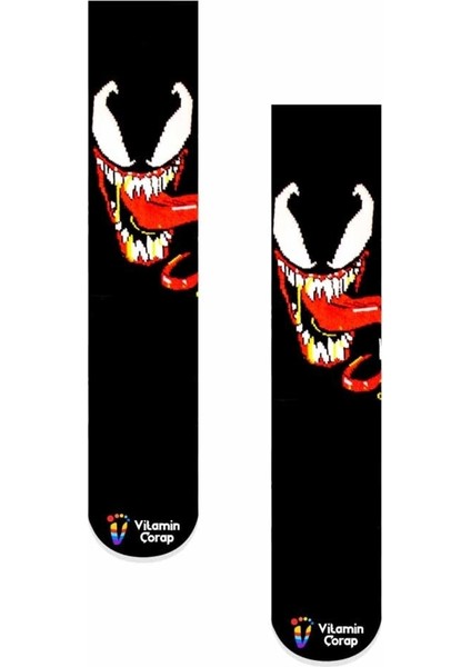 Venom Fabulous Renkli Çorap