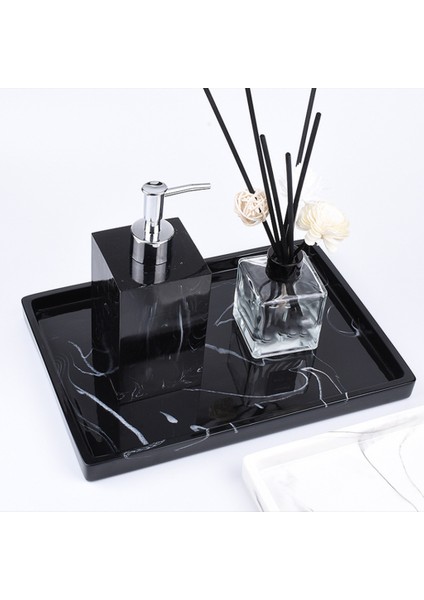 Dekoratif Tepsi Aksesuarları Şifonyer Küvet Için Dokular Kozmetik Parfüm Bileklik 30×20×2cm 12×8×0.8inç (Yurt Dışından) fiyatları