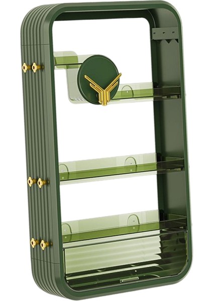 Banyo Vanity Tutucu Raf, Çok Fonksiyonlu Kozmetik Makyaj Depolama Rafı, Yeşil (Yurt Dışından) fırsatları