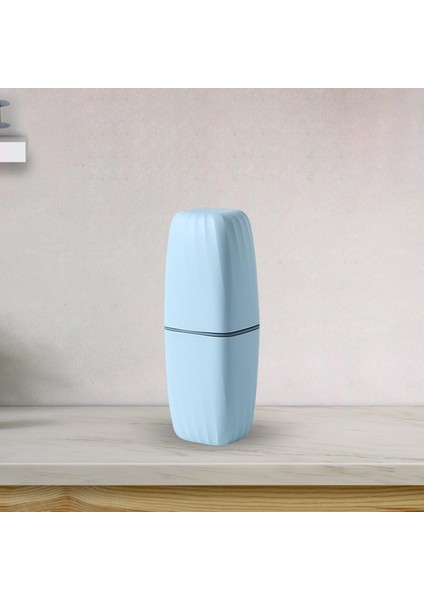 Seyahat Otel Kamp Açık Mavi Için Seyahat Diş Fırçası Tutucu Diş Fırçası Konteyner Vaka (Yurt Dışından) fırsatları