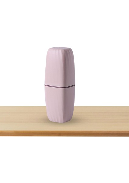 Seyahat Diş Fırçası Tutucu Diş Fırçası Konteyner Vaka Gezi Otel Kamp Için Pembe (Yurt Dışından) modelleri