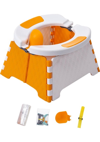 Taşıma Için Portatif Katlanabilir Koltuk Turuncu (Yurt Dışından)