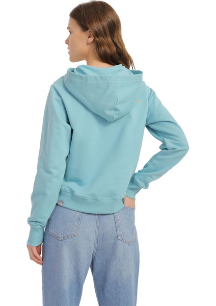 D2 Graphic Crop Hoodie Kadın Sweatshirt - NF0A83FG modelleri