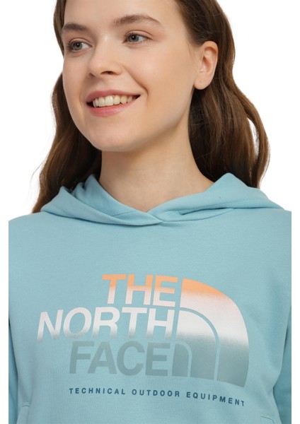 D2 Graphic Crop Hoodie Kadın Sweatshirt - NF0A83FG fırsatları