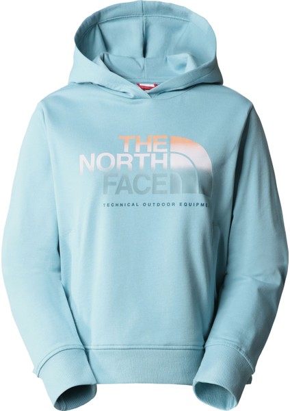 D2 Graphic Crop Hoodie Kadın Sweatshirt - NF0A83FG indirimleri