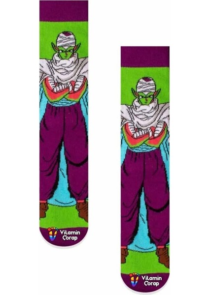 Anime Piccolo Renkli Çorap