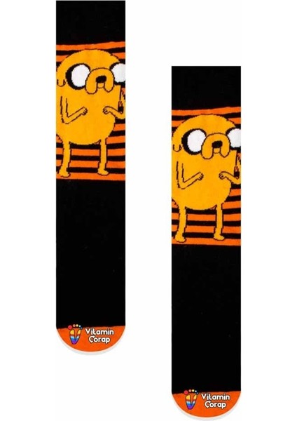 Limmon Store Adventure Time Jake Renkli Çorap