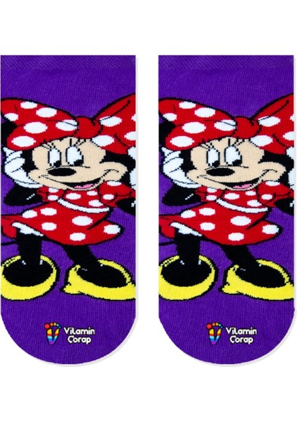 Minnie Mouse Renkli Çocuk Çorap