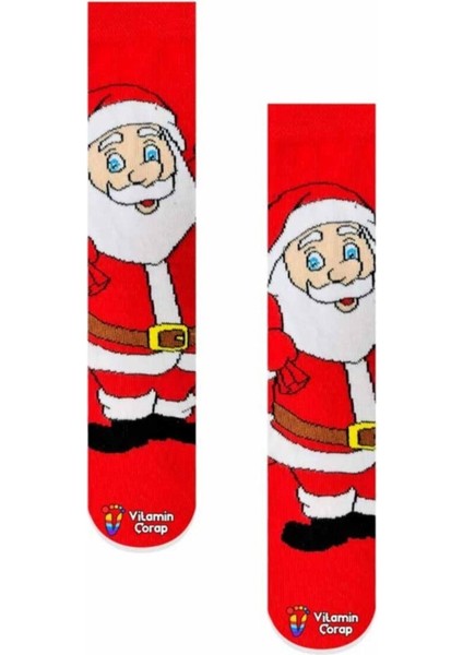 Noel Baba Renkli Çorap